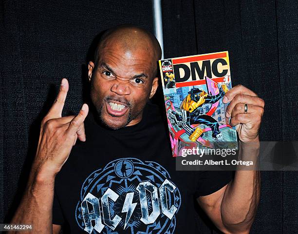 Rapper Darryl Matthews McDaniels KA "D.M.C." debuts his comic on Day 2 of the Third Annual Stan Lee's Comikaze Expo held at Los Angeles Convention...