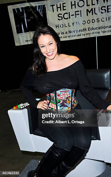 Penthouse Pet Ryan Keely attends Day 2 of the Third Annual Stan Lee's Comikaze Expo held at Los Angeles Convention Center on November 1, 2014 in Los...