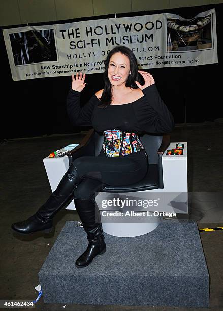 Penthouse Pet Ryan Keely attends Day 2 of the Third Annual Stan Lee's Comikaze Expo held at Los Angeles Convention Center on November 1, 2014 in Los...