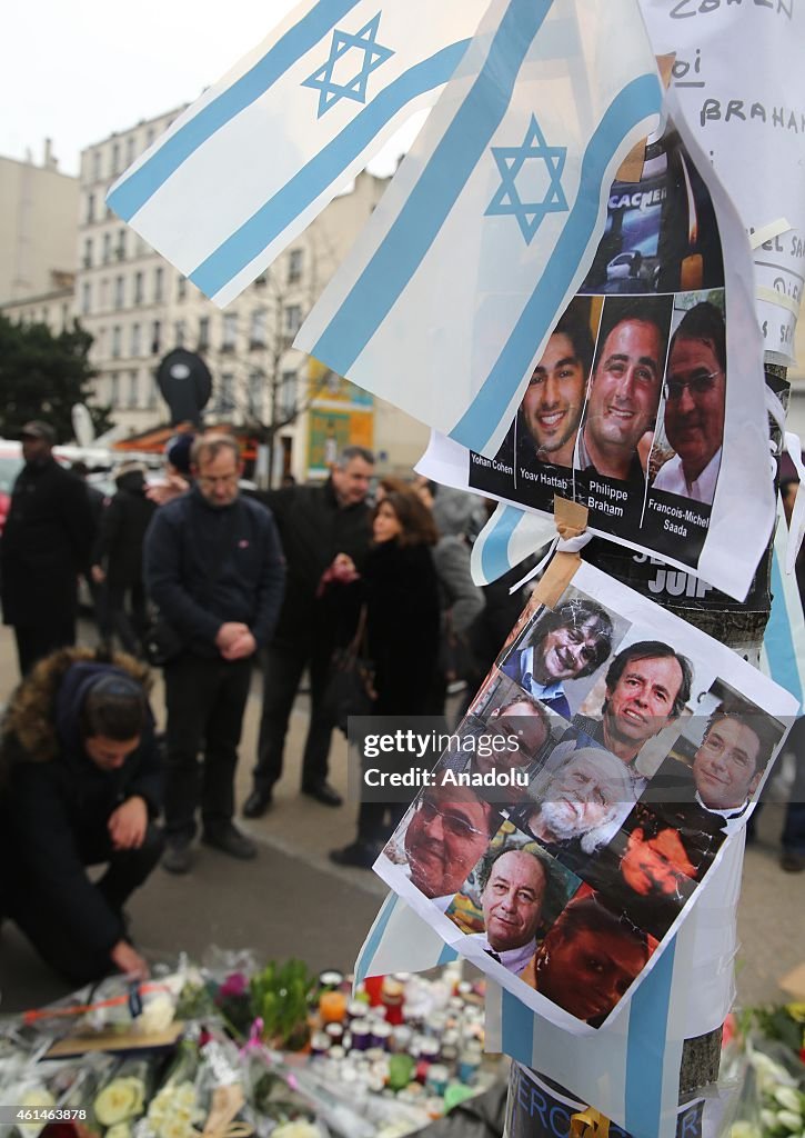 Tribute to kosher supermarket victims in Paris