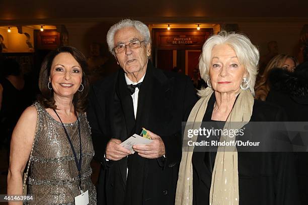 Charley Marouani and guests attend the Pasteur Weizmann Institute 40th anniversary celebration at Opera Farnier in Paris at Opera Garnier on January...