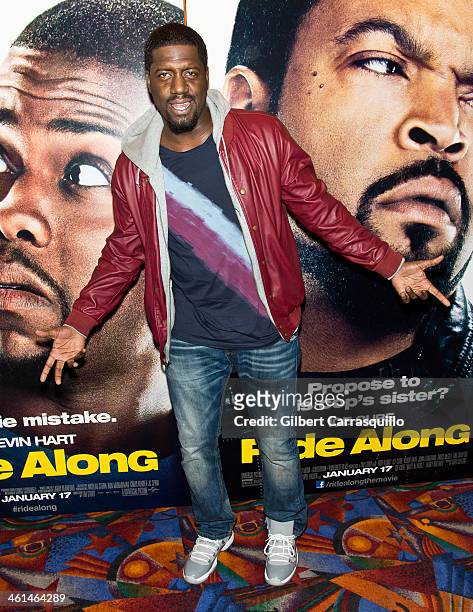 Comedian/actor Will 'SPANK' Horton attends the "Ride Along" screening at The Pearl Theater on January 8, 2014 in Philadelphia, Pennsylvania.