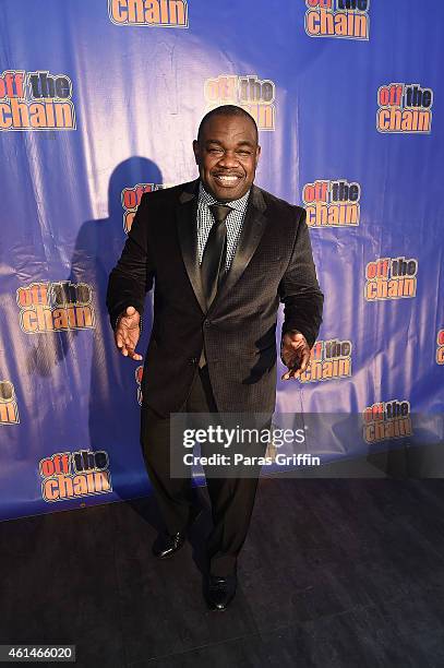 Rodney Perry attends Bounce TV Rodney Perry's One Hour "Off The Chain" Comedy Special Screening at Museum Bar on January 12, 2015 in Atlanta, Georgia.