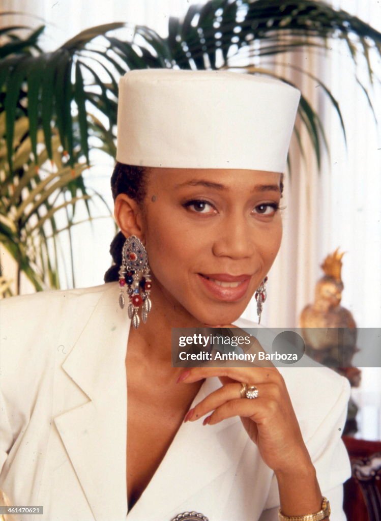 Attallah Portrait of Attallah Shabazz, daughter of civil rights figures Dr ...