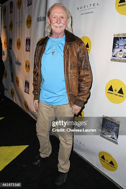 Musician Butch Trucks arrives at the Adopt the Arts benefit concert at The Roxy Theatre on January 12, 2015 in West Hollywood, California.
