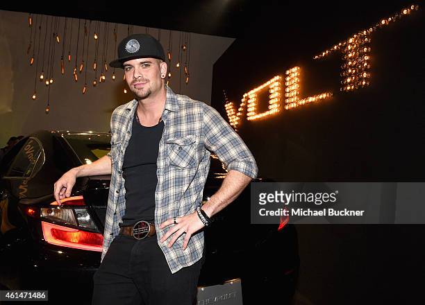 Actor Mark Salling attends West Coast Reveal Of The New 2016 Next Generation Chevrolet Volt at Quixote Studios on January 12, 2015 in Los Angeles,...