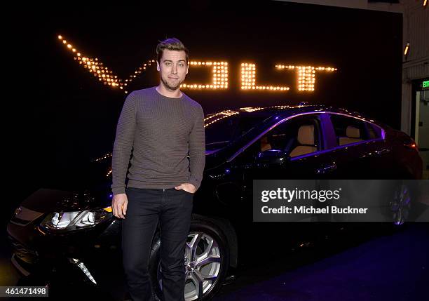 Singer Lance Bass attends West Coast Reveal Of The New 2016 Next Generation Chevrolet Volt at Quixote Studios on January 12, 2015 in Los Angeles,...