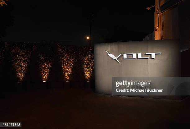 General view of the atmosphere at West Coast Reveal Of The New 2016 Next Generation Chevrolet Volt at Quixote Studios on January 12, 2015 in Los...