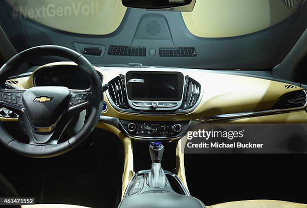 General view of the atmosphere at West Coast Reveal Of The New 2016 Next Generation Chevrolet Volt at Quixote Studios on January 12, 2015 in Los...