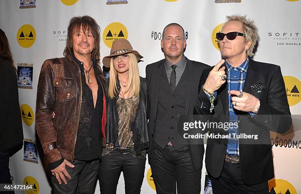 Musicians Richie Sambora and Orianthi, philantropist Carter Lay and Matt Sorum attend Adopt The Arts Live Benefit Concert For LAUSD Elementary...