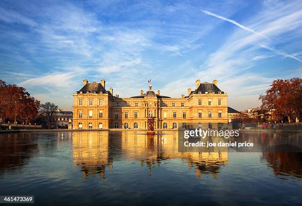 jardin du luxembourg, paris, france - jardin du luxembourg no people foto e immagini stock