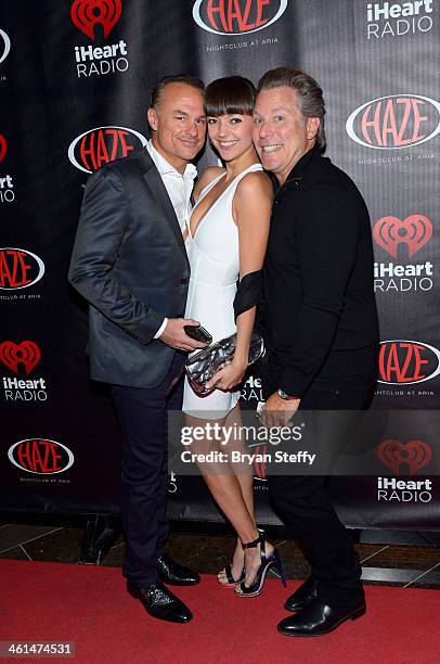 Colin Cowie and Ross Levinsohn, CEO of Guggenheim Digital Media attend a private party celebrating CES 2014 hosted by iHeartRadio featuring a live...