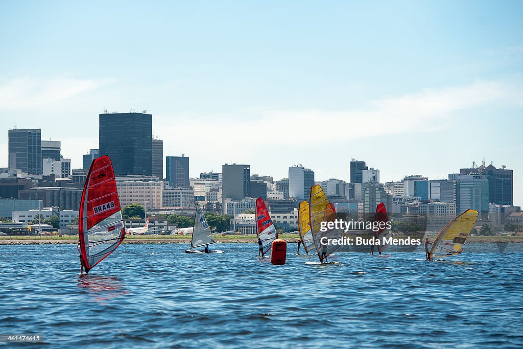 Olympic Sailing Qualifier Held In Guanabara Bay
