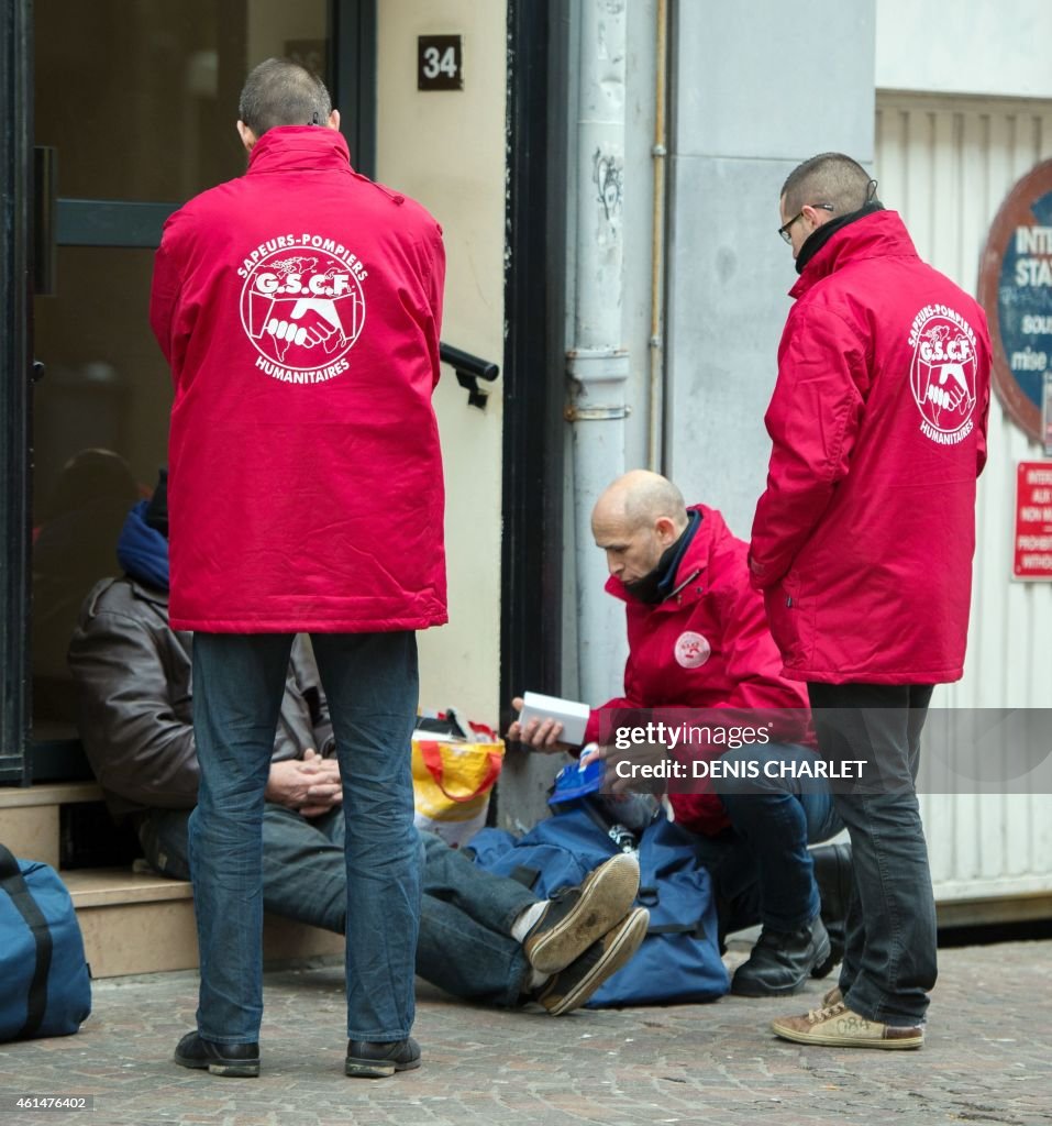 FRANCE-HOMELESS-WINTER-CHARITY