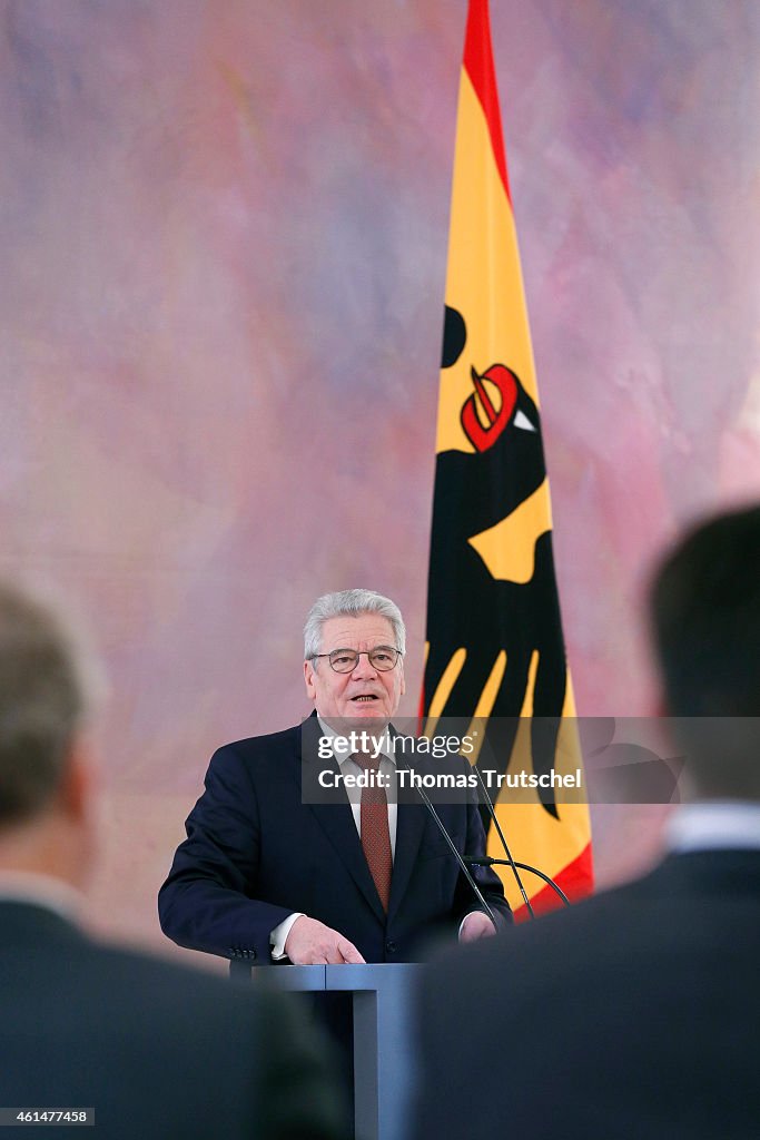 German Astronaut Alexander Gerst Meets German President Joachim Gauck