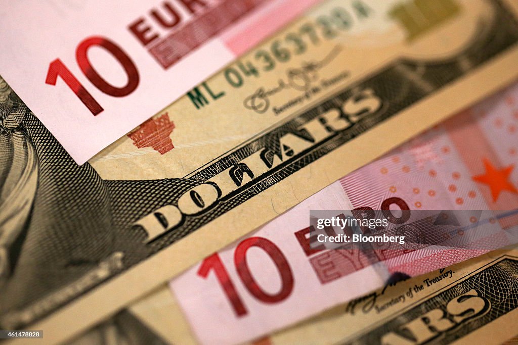 Euro Banknotes As Currency Declines To Nine-Year Low