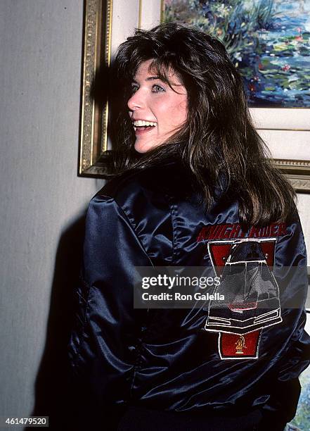 Actress Patricia McPherson attends the Art Auction and Cocktail Reception to Benefit the Starlight Foundation on January 17, 1986 Lawrence Ross...