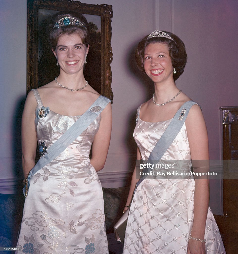 Princesses Margaretha And Desiree Of Sweden