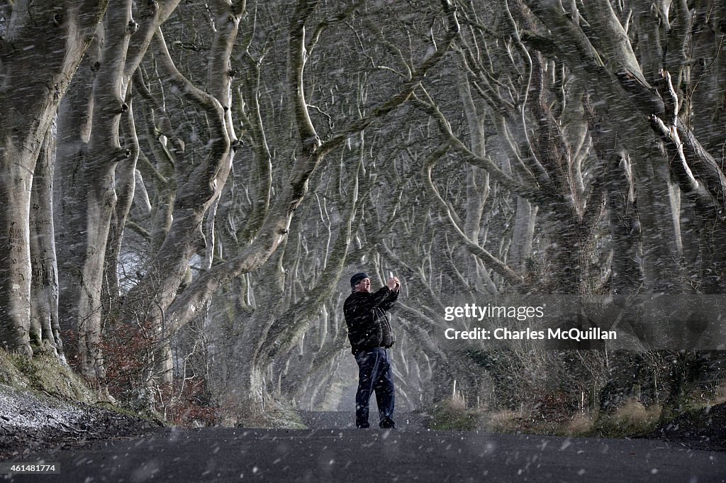 Snow And Freezing Temperatures Hit Northern Ireland