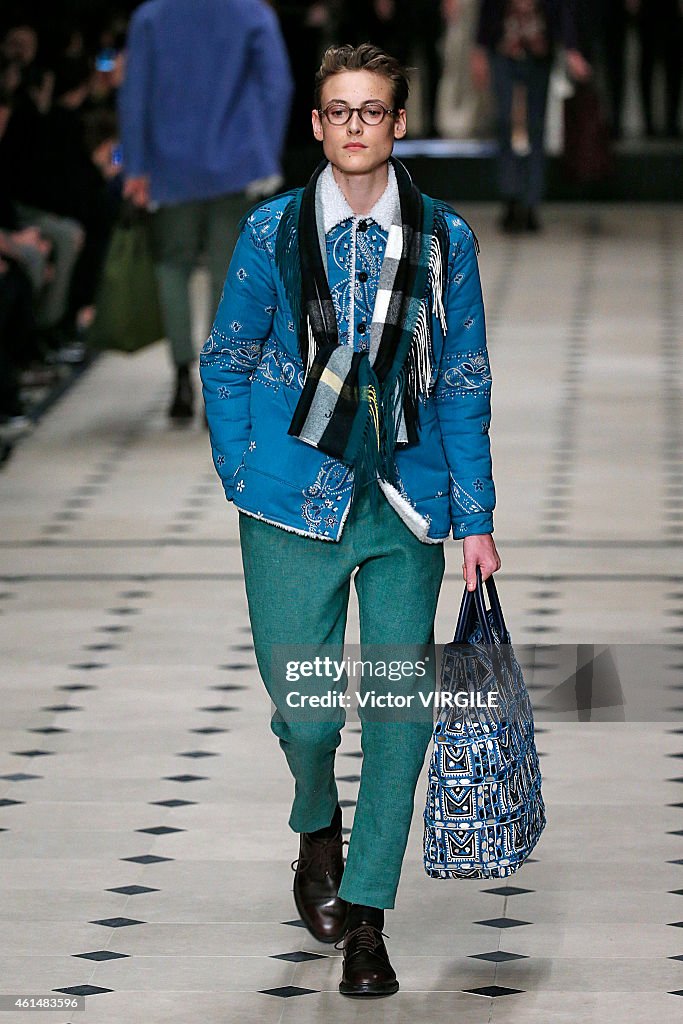 Burberry Prorsum - Mens Fall 2015 Runway - London Menswear Fashion Week