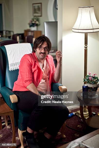 On Set Of Derek Channel 4 August 4 2012 Photos and Premium High Res