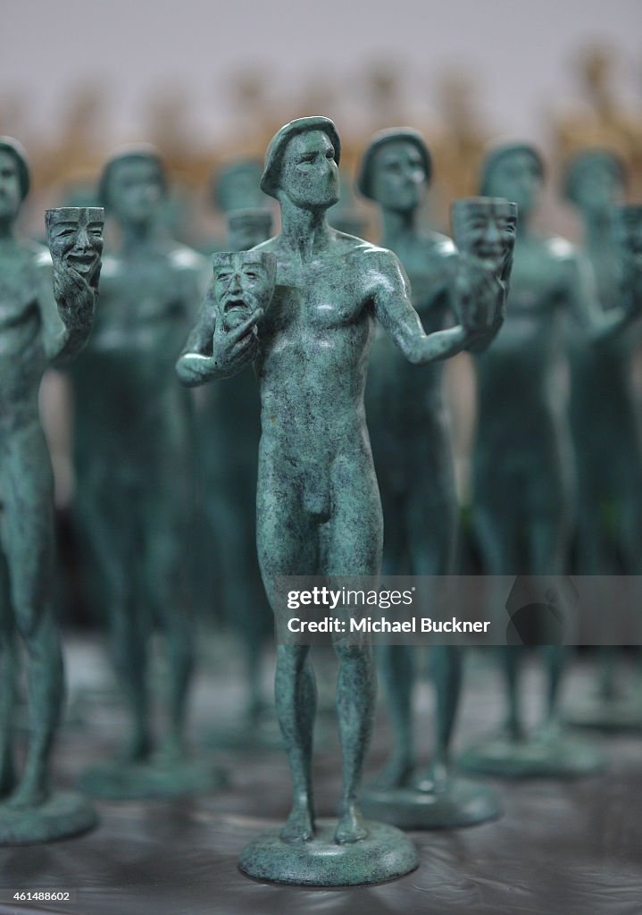 TNT's 21st Annual Screen Actors Guild Awards - Casting Of The Screen Actors Guild Statuette - The Actor