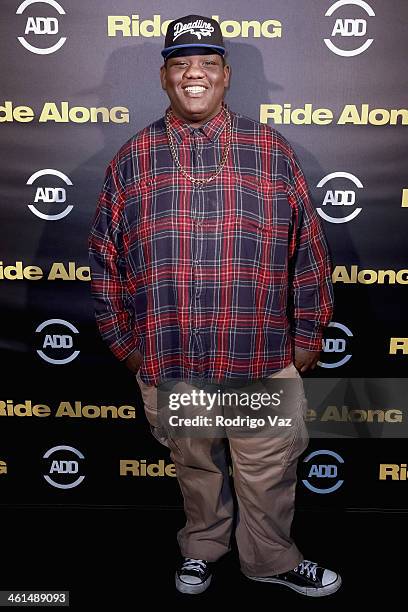 Avyor Teddy Ray attends the ADD Comedy Live! Special Screening of "Ride Along" on January 8, 2014 in Los Angeles, California.
