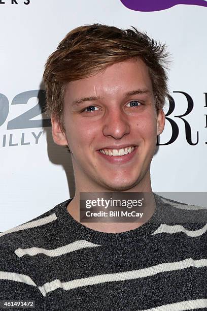 George Ezra poses at Q102 Performance Theater January 13, 2015 in Bala Cynwyd, Pennsylvania.