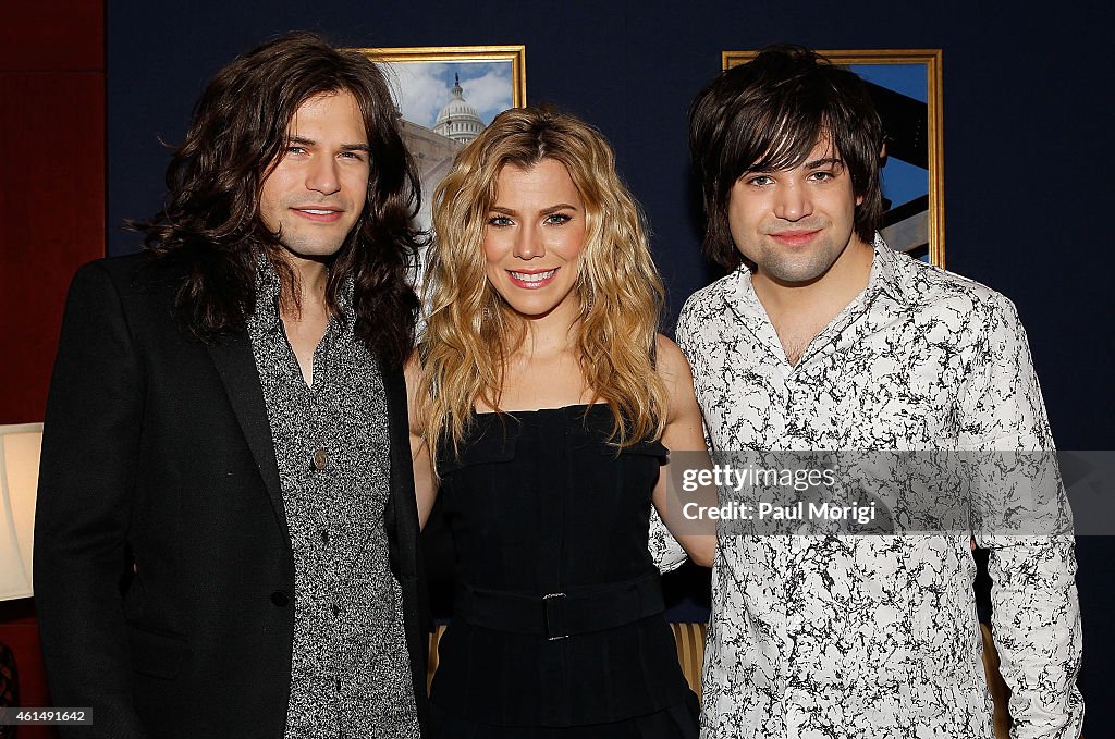 Reid Perry, Kimberly Perry and Neil Perry of The Band Perry attend ...