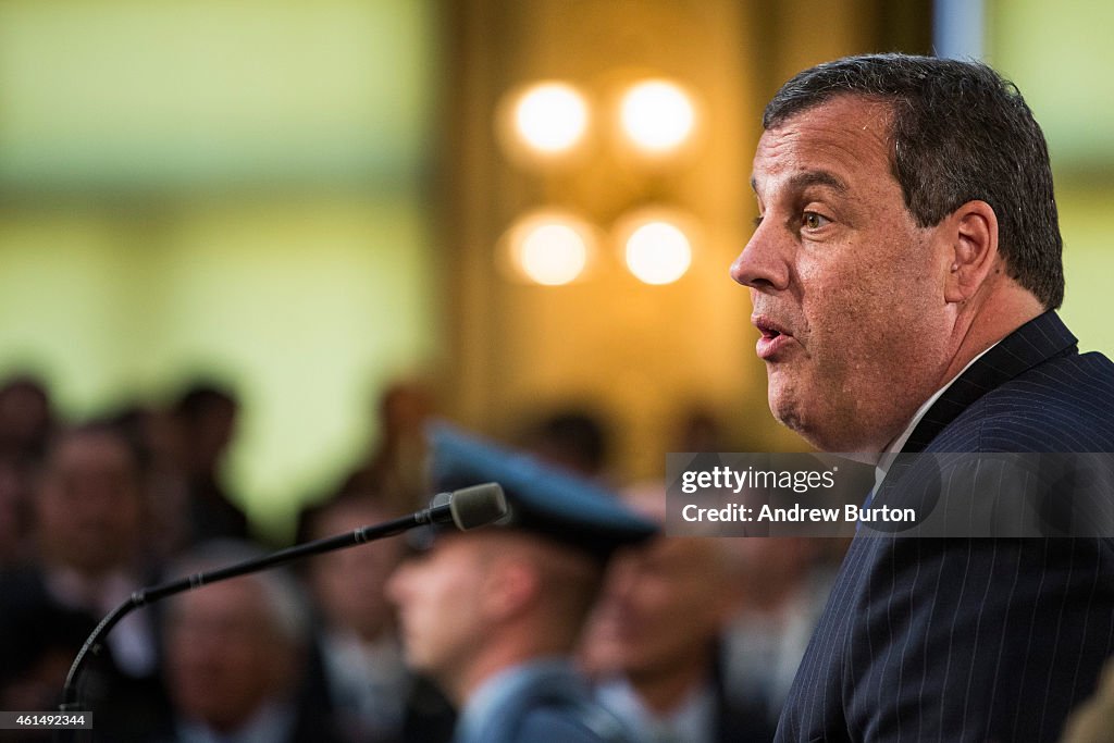 Governor Chris Christie Gives Annual State Of The State Address