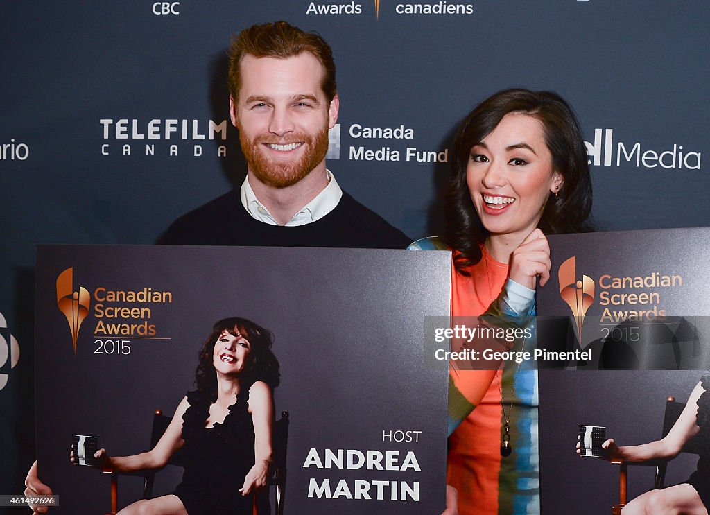 2015 Canadian Screen Awards Press Conference