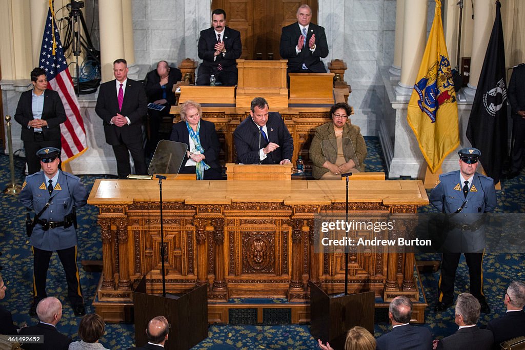 Governor Chris Christie Gives Annual State Of The State Address