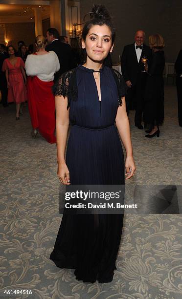 Katie Melua attends a gala evening celebrating Old Russian New Year's Eve in aid of the Gift Of Life Foundation at The Savoy Hotel on January 13,...