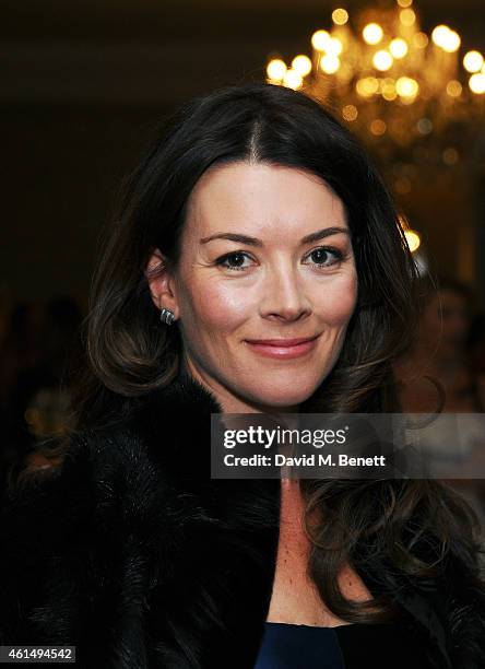 Justine Waddell attends a gala evening celebrating Old Russian New Year's Eve in aid of the Gift Of Life Foundation at The Savoy Hotel on January 13,...