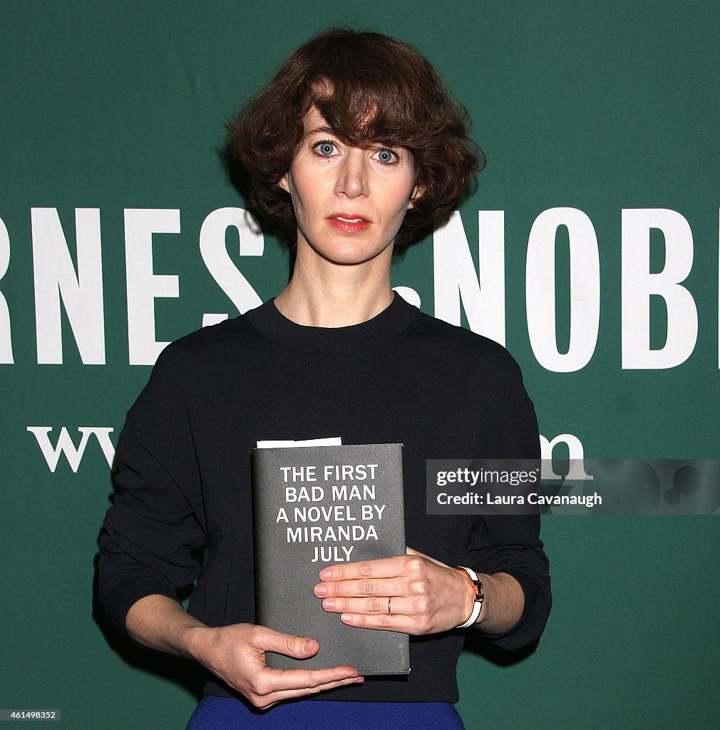 Miranda July Signs Copies Of Her Book "First Bad Man"