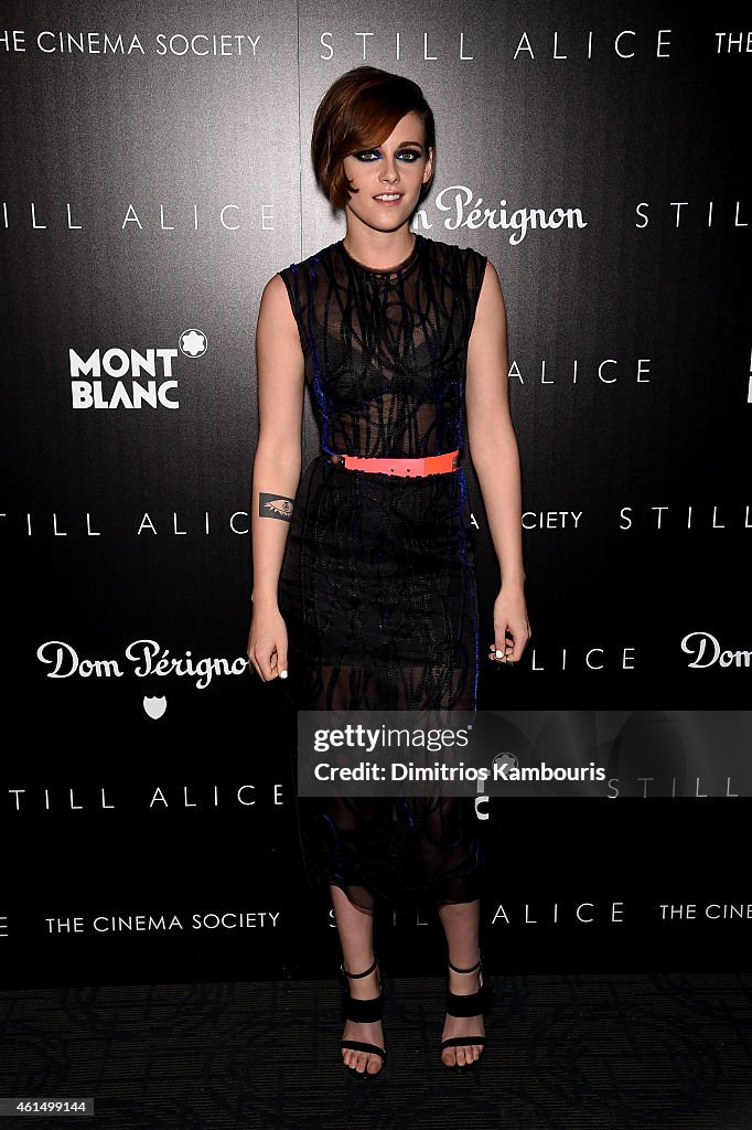 The Cinema Society With Montblanc And Dom Perignon Host A Screening Of Sony Pictures Classics' "Still Alice" - Arrivals