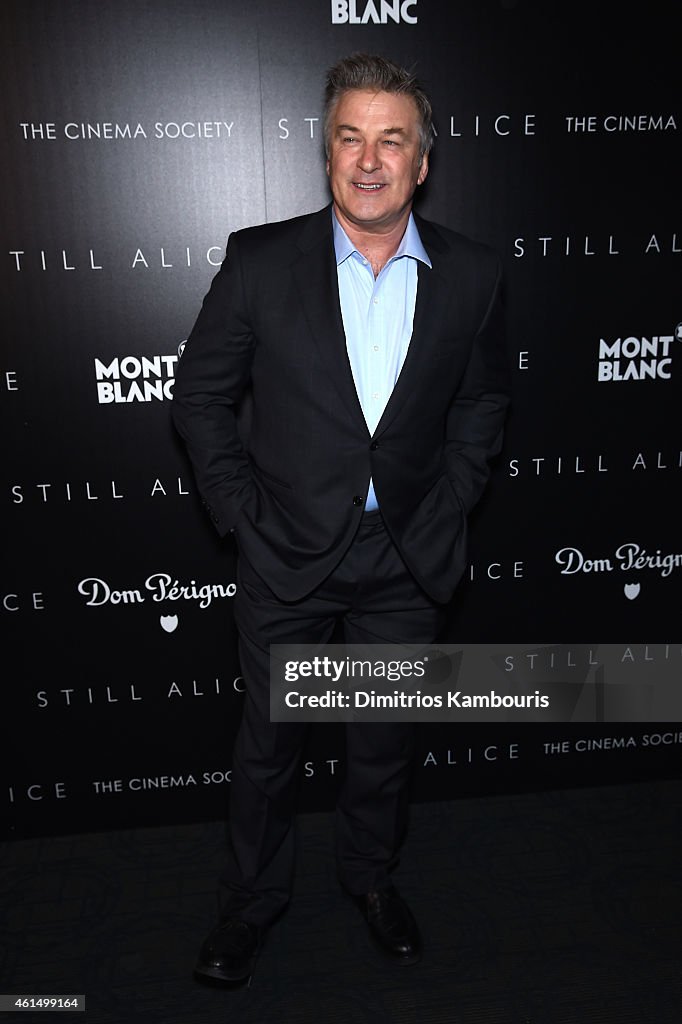 The Cinema Society With Montblanc And Dom Perignon Host A Screening Of Sony Pictures Classics' "Still Alice" - Arrivals