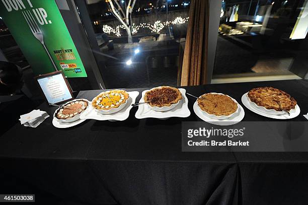 General overview of the NY MAG + Bravo Toast "Best New Restaurant" with Tom Colicchio and Adam Platt at Riverpark Restaurant on January 13, 2015 in...