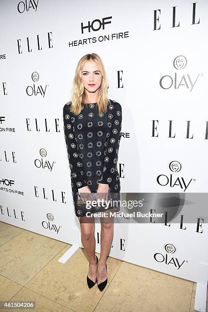 Actress Emily Wickersham attends ELLE's Annual Women in Television Celebration on January 13, 2015 at Sunset Tower in West Hollywood, California....