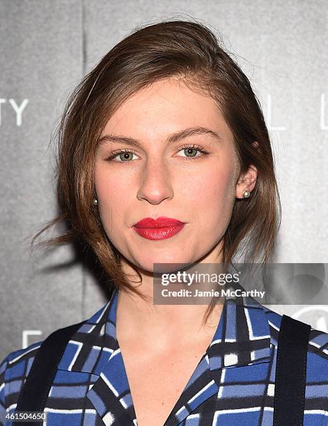 Tali Lennox attends The Cinema Society with Montblanc and Dom Perignon screening of Sony Pictures Classics' "Still Alice" at Landmark's Sunshine...