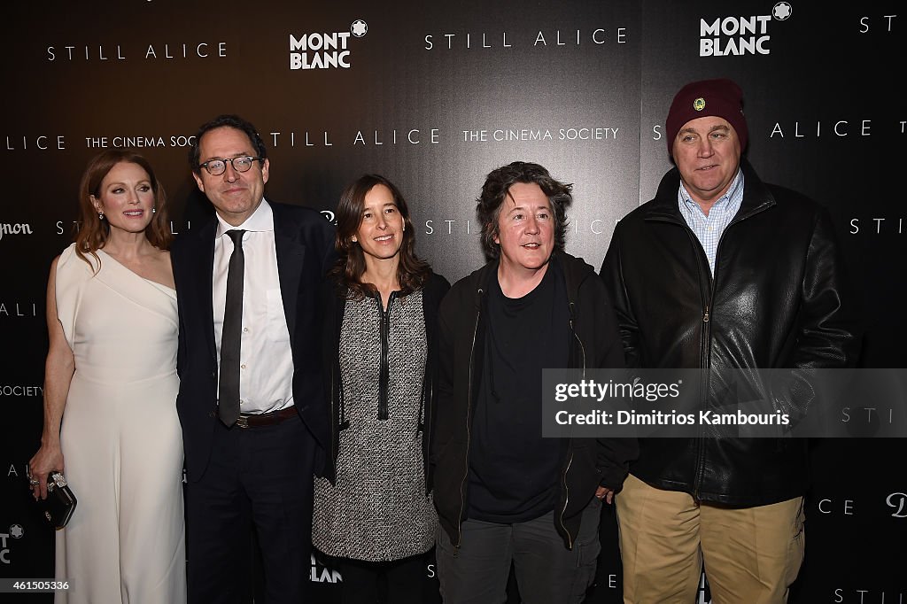 The Cinema Society With Montblanc And Dom Perignon Host A Screening Of Sony Pictures Classics' "Still Alice" - Arrivals