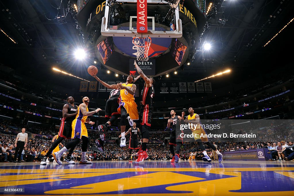 Miami Heat v Los Angeles Lakers