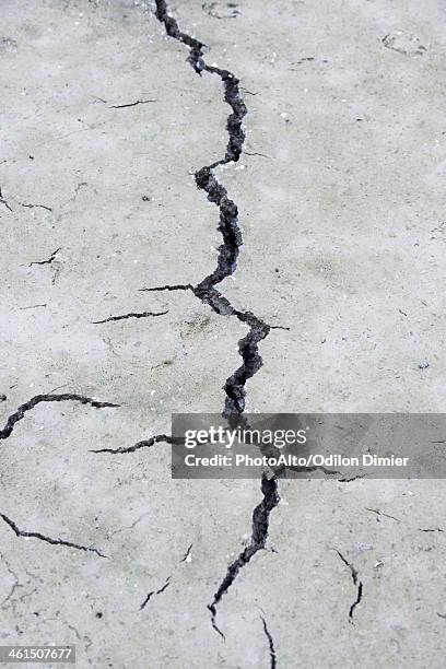 cracked, dry earth - cracked stock pictures, royalty-free photos & images