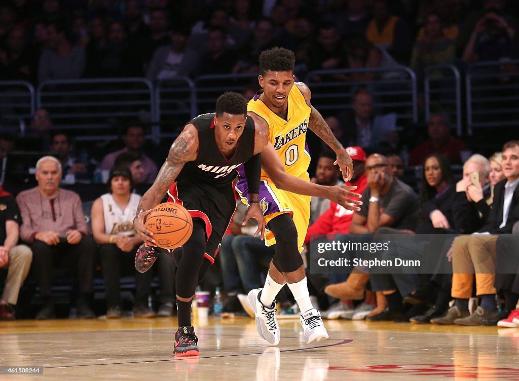 Miami Heat v Los Angeles Lakers