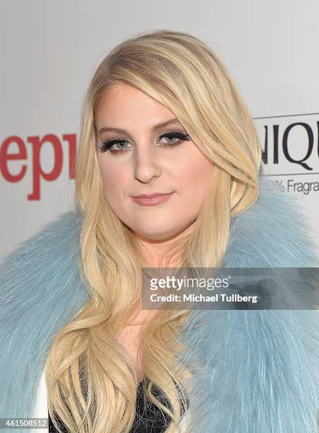 Singer/songwriter Meghan Trainor attends the release party for her debut album "Title" at Warwick on January 13, 2015 in Hollywood, California.