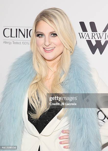 Meghan Trainor attends her Records album release party at Warwick on Tuesday, January 13 in Hollywood, California.