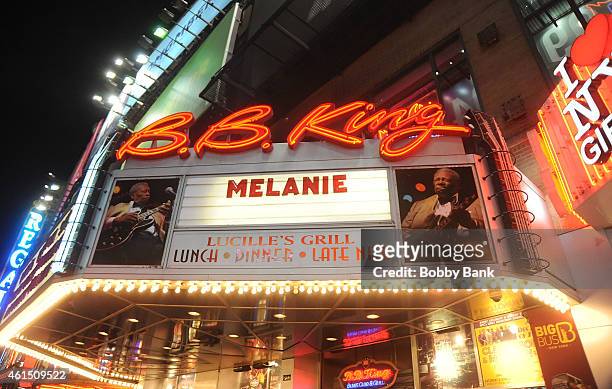 Atmosphere at the Melanie Safka-Schekeryk performance at B.B. King Blues Club & Grill on January 13, 2015 in New York City.