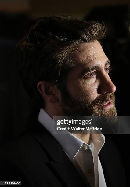 Jake Gyllenhaal attends the Broadway Opening Night Performance Curtain Call for The Manhattan Theatre Club's production of 'Constellations' at the...