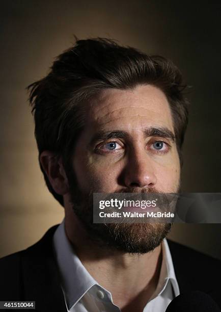 Jake Gyllenhaal attends the Broadway Opening Night Performance Curtain Call for The Manhattan Theatre Club's production of 'Constellations' at the...