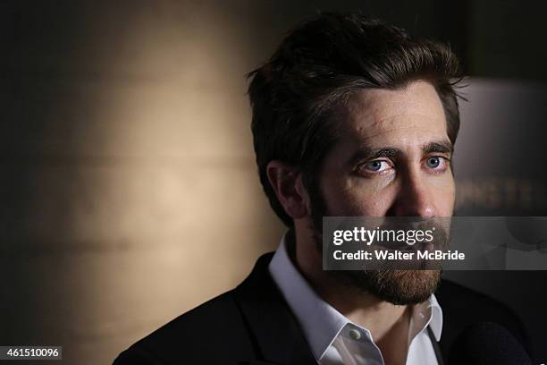 Jake Gyllenhaal attends the Broadway Opening Night Performance Curtain Call for The Manhattan Theatre Club's production of 'Constellations' at the...